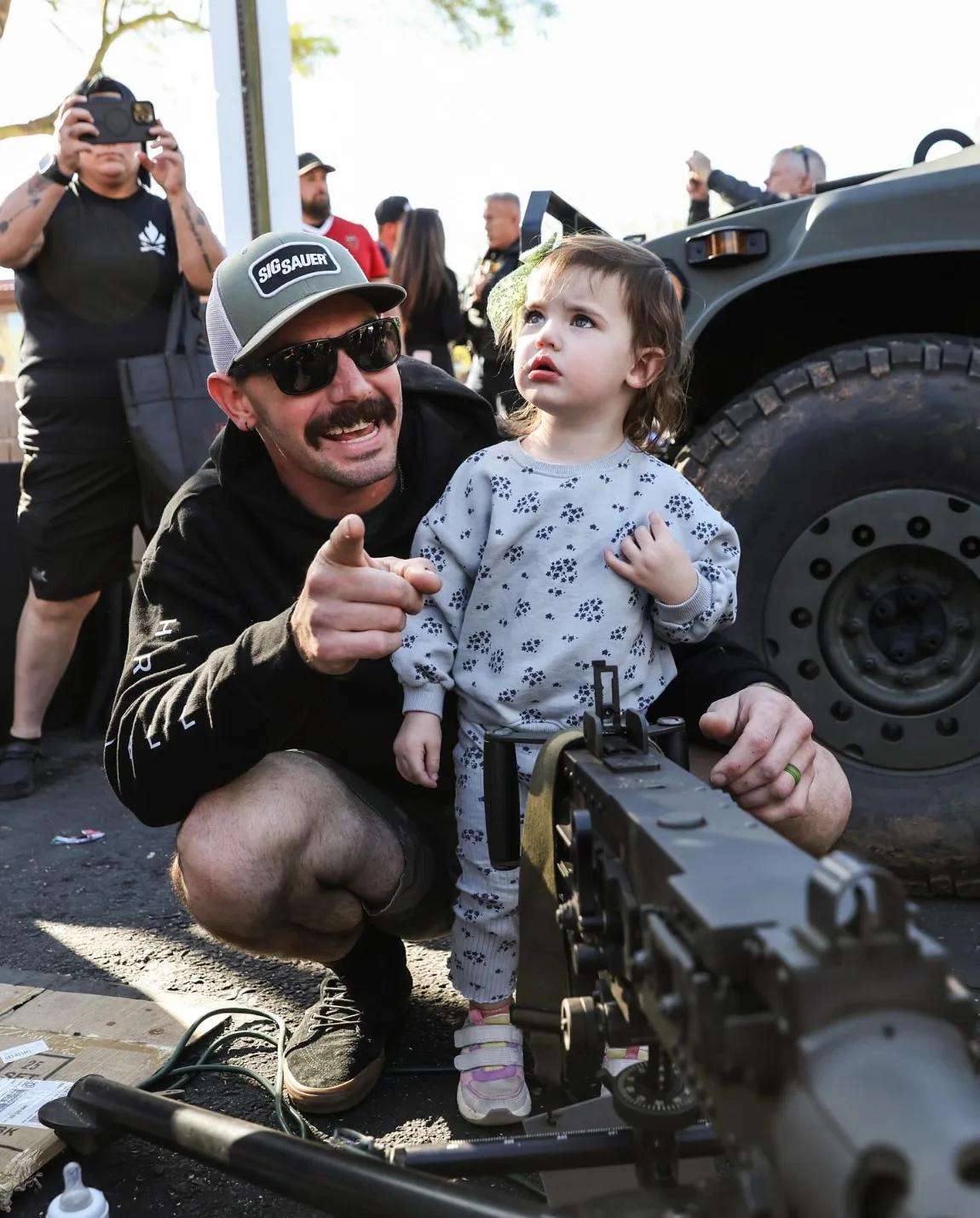 Father and child at a Scottsdale Tactical event
