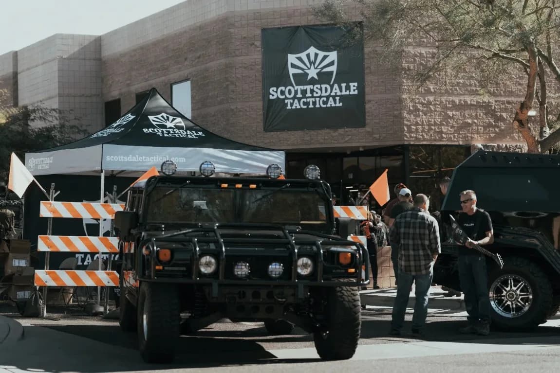 Scottsdale Tactical storefront during an event