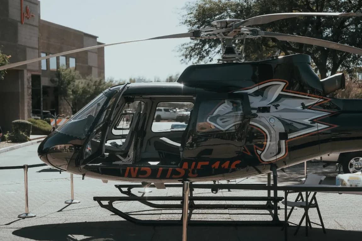 Helicopter display at a past Scottsdale Tactical event