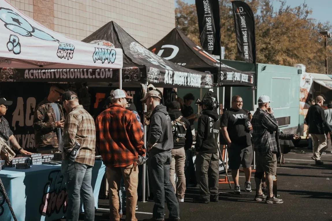 Vendor row at a past Scottsdale Tactical event