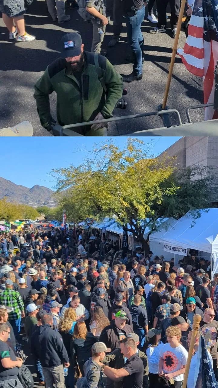 Crowd turnout at a past Scottsdale Tactical event